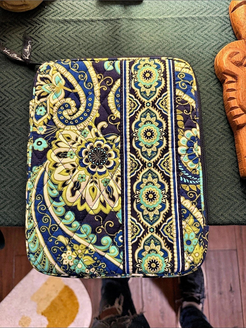 Vera Bradley Rhythm and Blues retired line. Tablet/E-reader case.